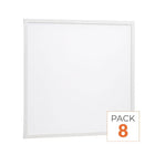Panneau LED 36W 60x60 BLANC Dimmable 110lm/W avec Détecteur de Mouvement - Pack de 8