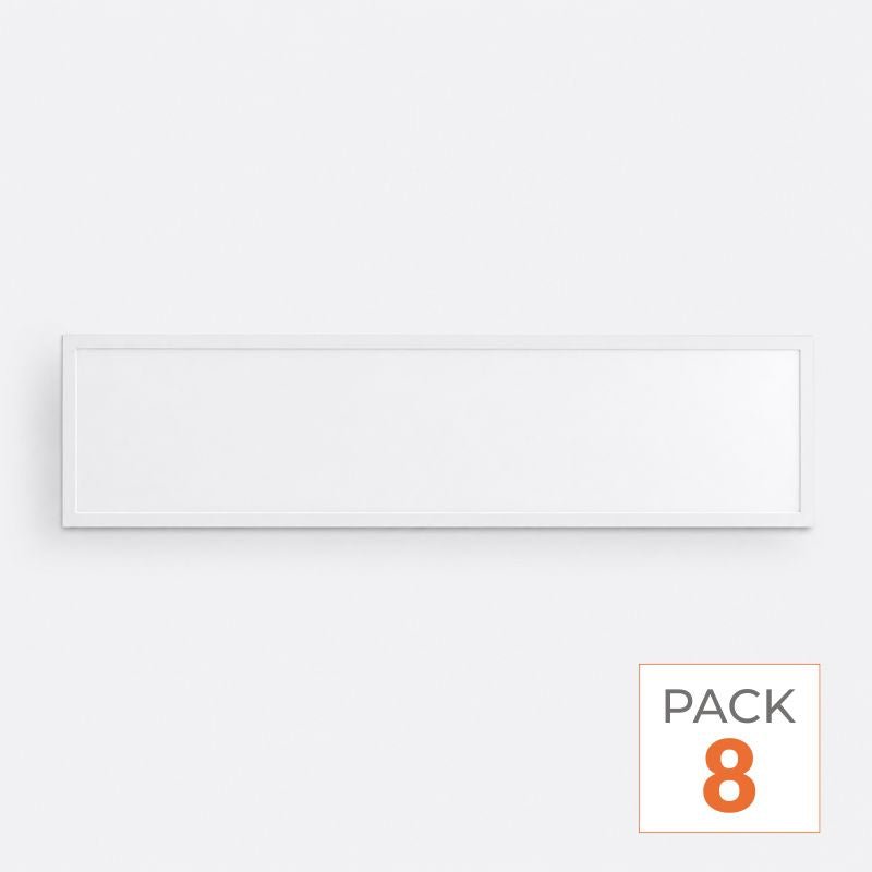 Pack de 8 - Panneau LED Backlit CCT 120x30 36W 105lm/W - 3000K/4000K/6000K - Silamp France