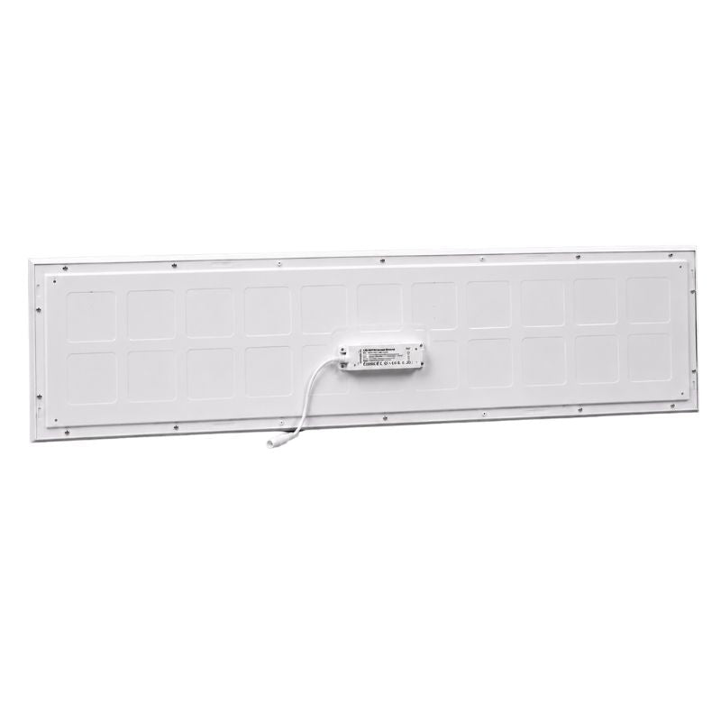 Pack de 8 - Panneau LED Backlit CCT 120x30cm 28W UGR<19 140lm/W Cadre Blanc - 3000K/4000K/6000K - Silamp France