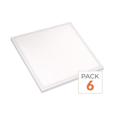 Pack de  6 - Panneau Dalle LED UGR<19 40W 60x60cm