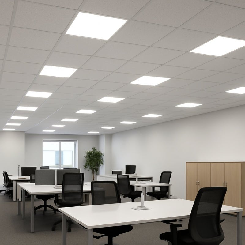 Panneau Dalle LED UGR<19 40W 60x60cm (Pack de 6) | Éclairage pour Bureau - Silamp France