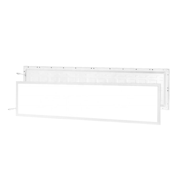Panneau LED 120x30 40W 120lm/W Flicker Free Contour Blanc (Pack de 6) - Silamp France