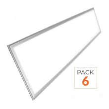 Pack de  6 - Panneau LED 120x30 Slim 36W Alu