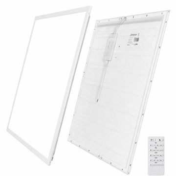 Panneau LED 28W 60x60 BLANC dimmable 150lm/W avec détecteur de mouvement + Télécommande (Pack de 2)