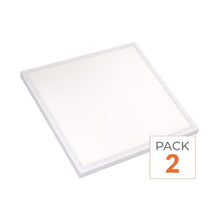 Panneau LED 60x60 Slim 36W ALUMINIUM - Pack de 2