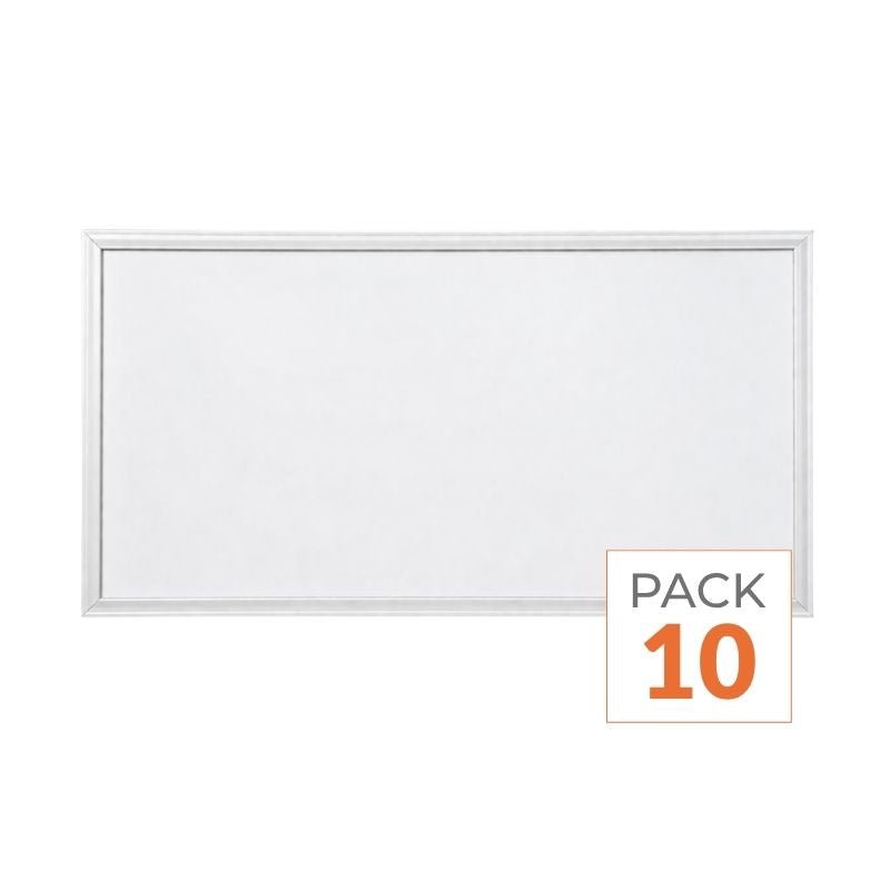 Panneau LED CCT 60x30cm BLANC 30W - 3000K/4000K/6000K (Pack de 10) - Silamp France