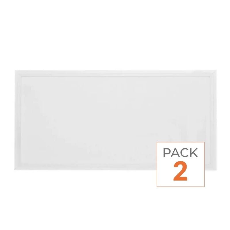 Panneau LED CCT 60x30cm BLANC 30W - 3000K/4000K/6000K (Pack de 2) - Silamp France