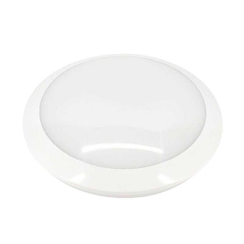 Plafonnier LED 16W Blanc Rond Détecteur de Mouvement IP66 Batterie de secours - Silamp France