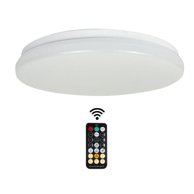 Plafonnier LED 18W IP44 avec Détecteur et Télécommande