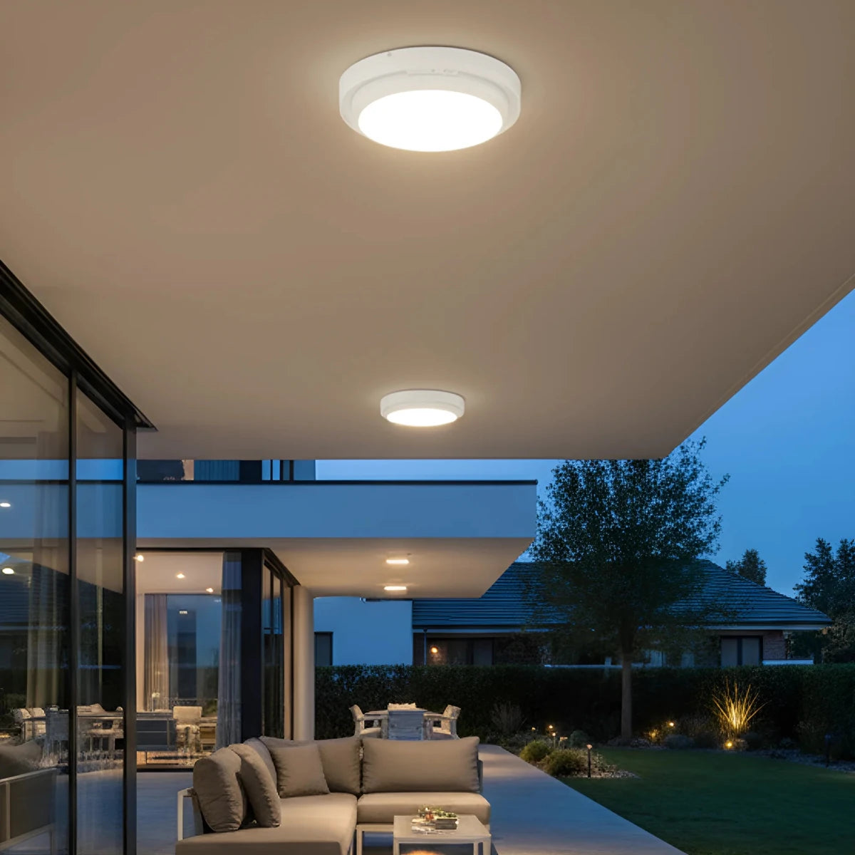 Plafonnier LED 18W IP54 CCT avec Kit de Secours - Silamp France