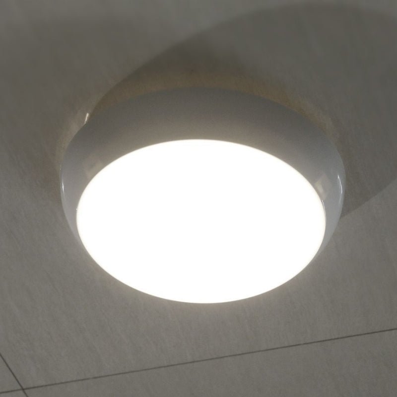Plafonnier LED Extérieur 15W IP65 Hublot Blanc - Garantie 5 Ans - Silamp France