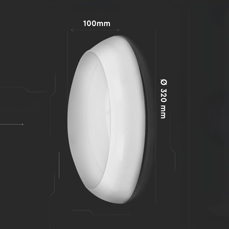 Plafonnier LED Extérieur 15W IP65 Hublot Blanc - Garantie 5 Ans - Silamp France