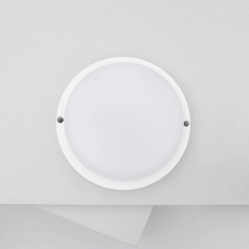Plafonnier LED Extérieur Rond 15W Blanc IP65 Ø140 mm - Silamp France