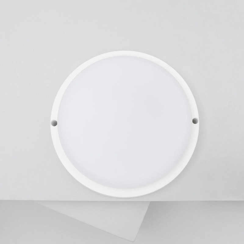 Plafonnier LED Extérieur Rond 25W Blanc IP65 Ø175 mm - Silamp France