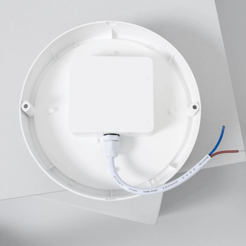 Plafonnier LED Extérieur Rond 25W Blanc IP65 Ø175 mm - Silamp France