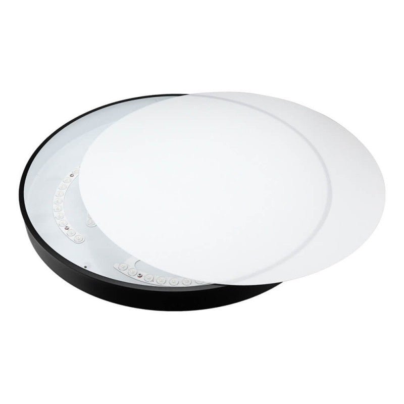 Plafonnier LED Noir 54W 60cm - Silamp France