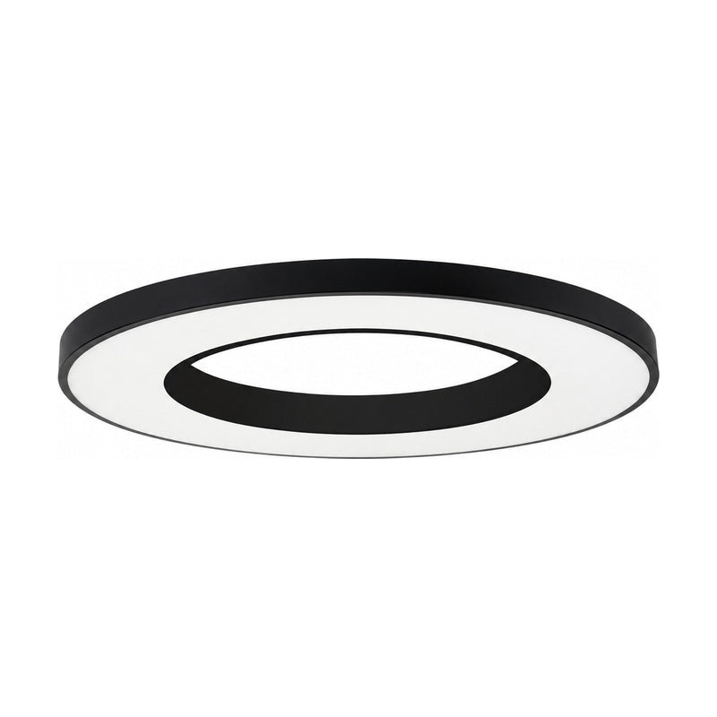 Plafonnier LED Noir 64W 80cm avec Kit de Suspension - Silamp France