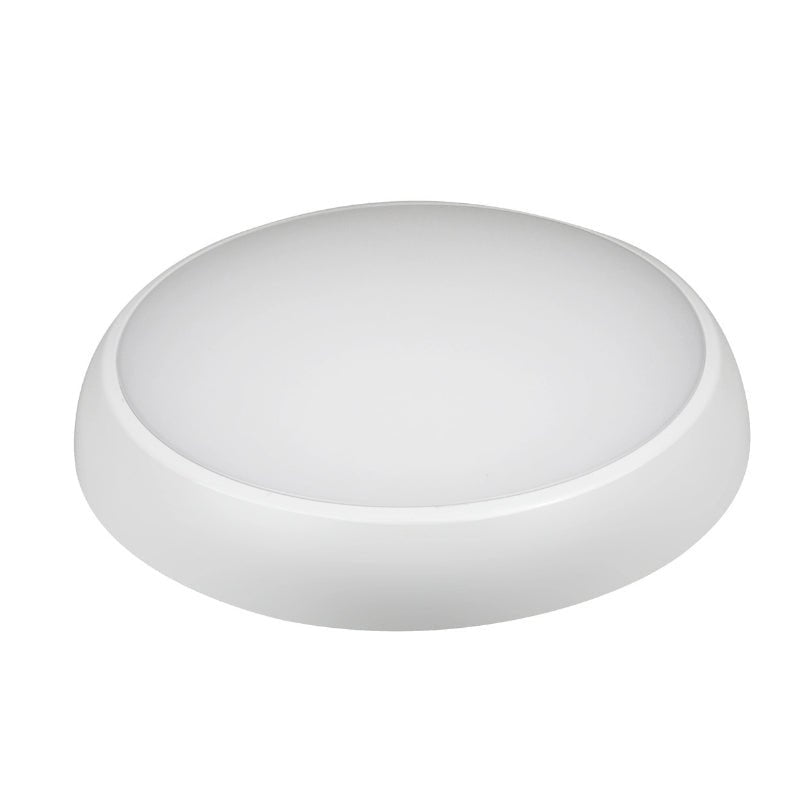 Plafonnier LED Rond 12/16W 100lm/W IP65 IK08 Blanc avec Module de Secours 3h + AT - Silamp France