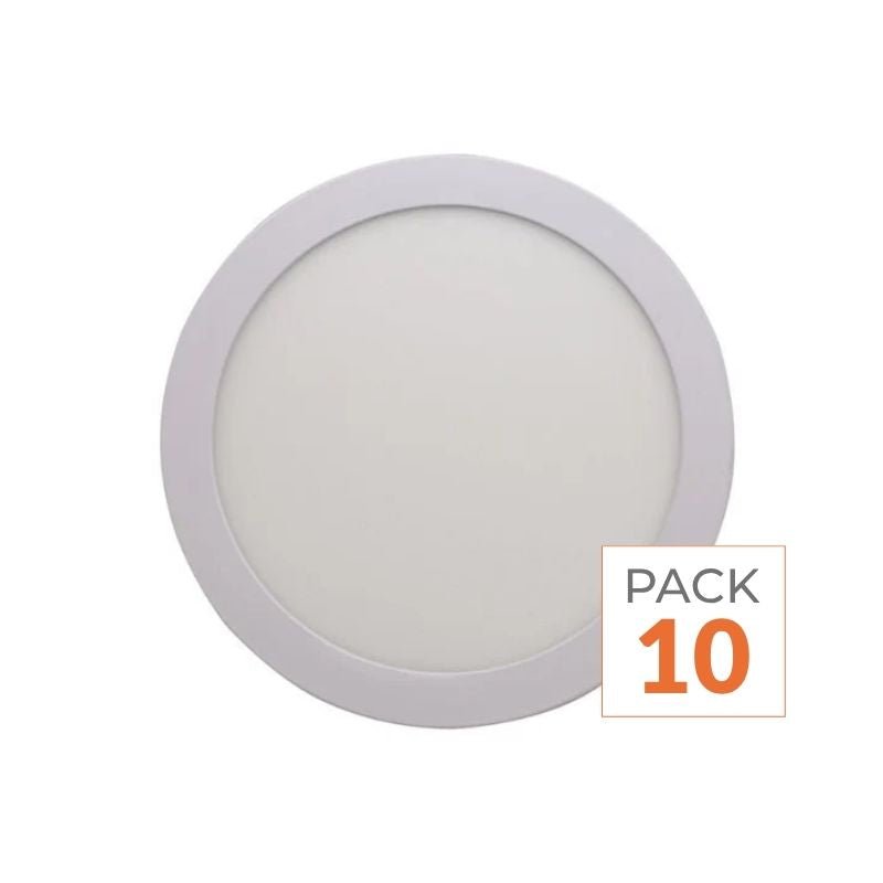 Plafonnier LED Rond 24W 220V CCT - 3000K/4000K/6000K ( Pack de 10 ) - Silamp France