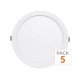 Plafonnier LED Rond 24W 220V (Pack de 5)
