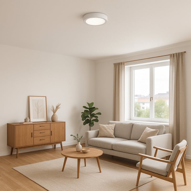 Plafonnier LED Rond 6W BLANC CCT - 3000K/4000K/6500K - Silamp France