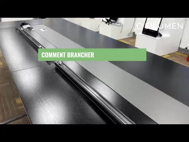 Suspension Linéaire LED 150cm 60W 130lm/W Interconnectable CCT Noir - 3000K/4200K/6400K