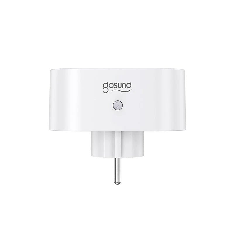 Prise Double Connectée Intelligente WiFi 2.4GHz 15A Blanche - Silamp France