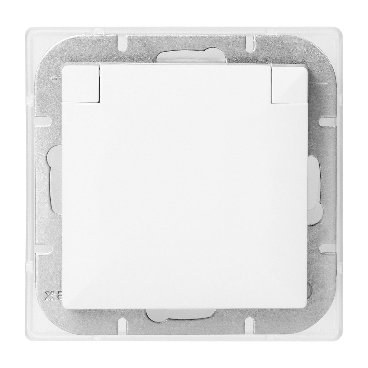 Prise Encastrée 2P+T 16A 250V avec Clapet - Blanc - Silamp France