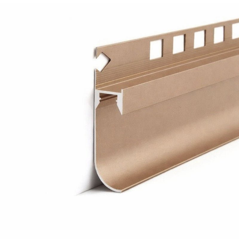 Profilé Aluminium Doré 2m pour Ruban LED - Silamp France