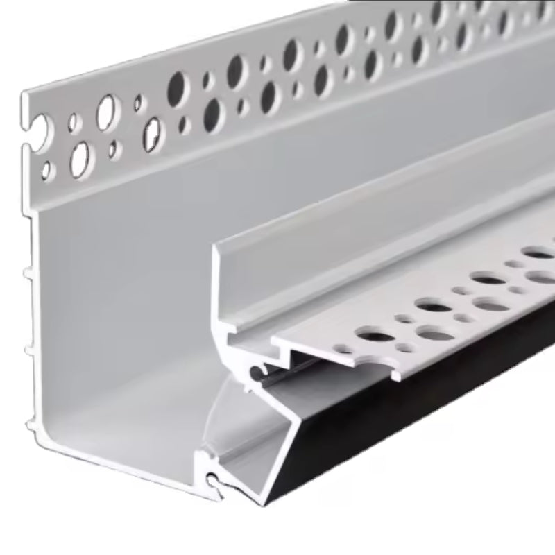 Profilé Aluminium Encastrable 2M pour Faux Plafond Éclairage Indirect - Silamp France