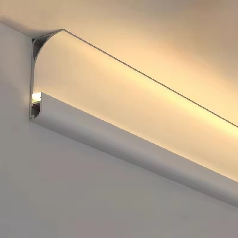 Profilé Aluminium Modulable Plinthe ou Corniche 2M Blanc - Silamp France