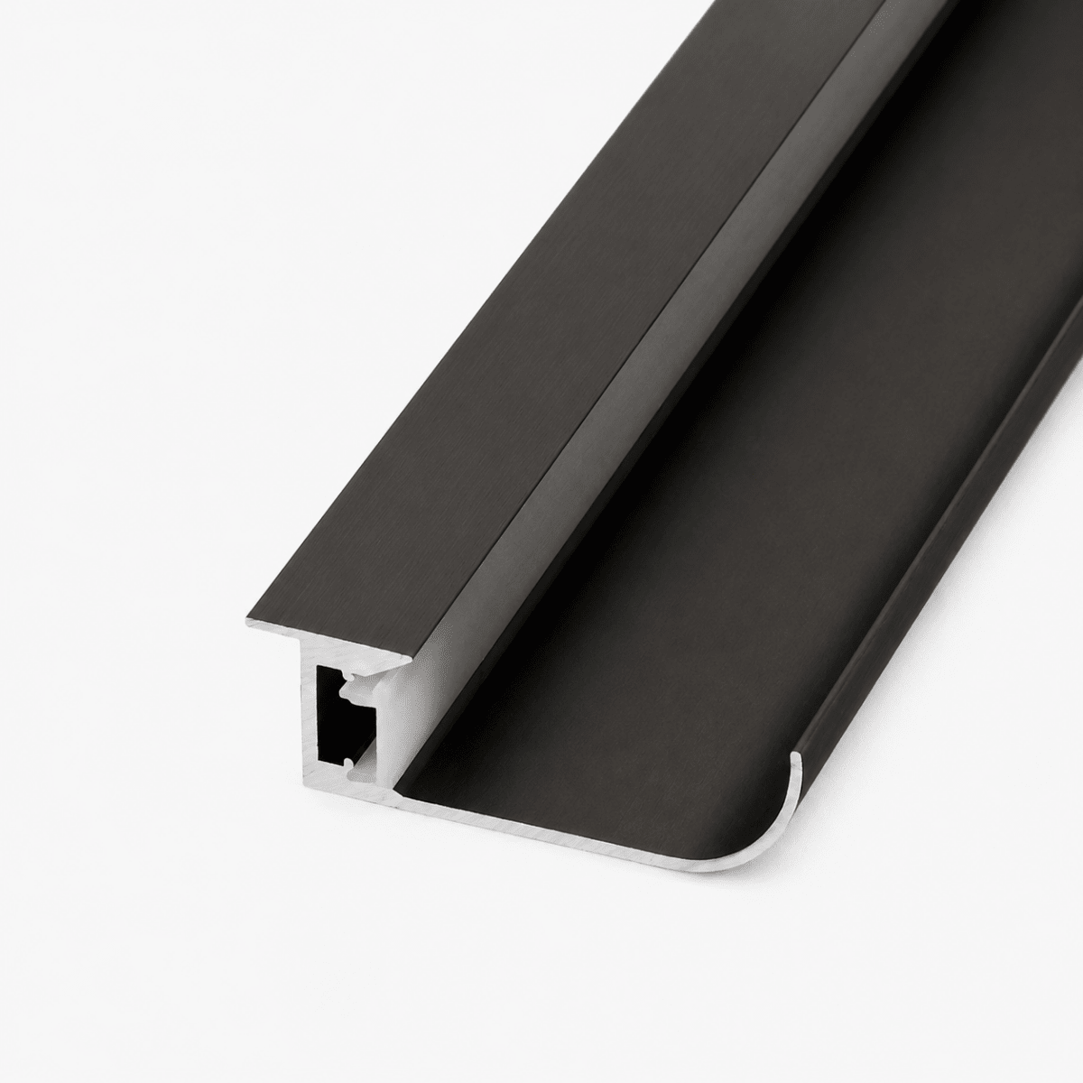 Profilé Aluminium Noir 2m pour Ruban LED - Silamp France