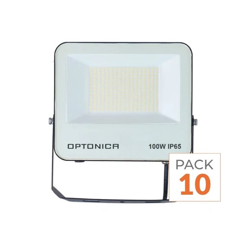 Projecteur 100W IP65 CCT - 3000K/4000K/6000K ( Pack de 10 ) - Silamp France