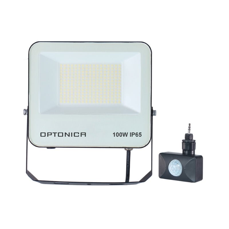 Projecteur LED 100 W à détecteur, blanc réglable, IP65 — Silamp