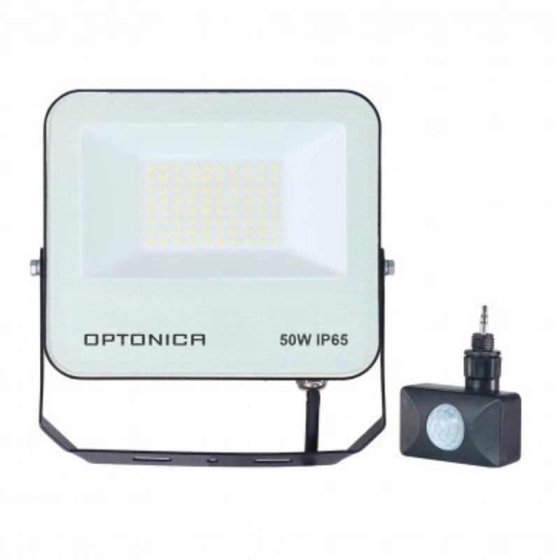 Projecteur avec Détecteur 50W IP65 CCT Noir/Bleu - 3000K/4000K/6000K - Silamp France