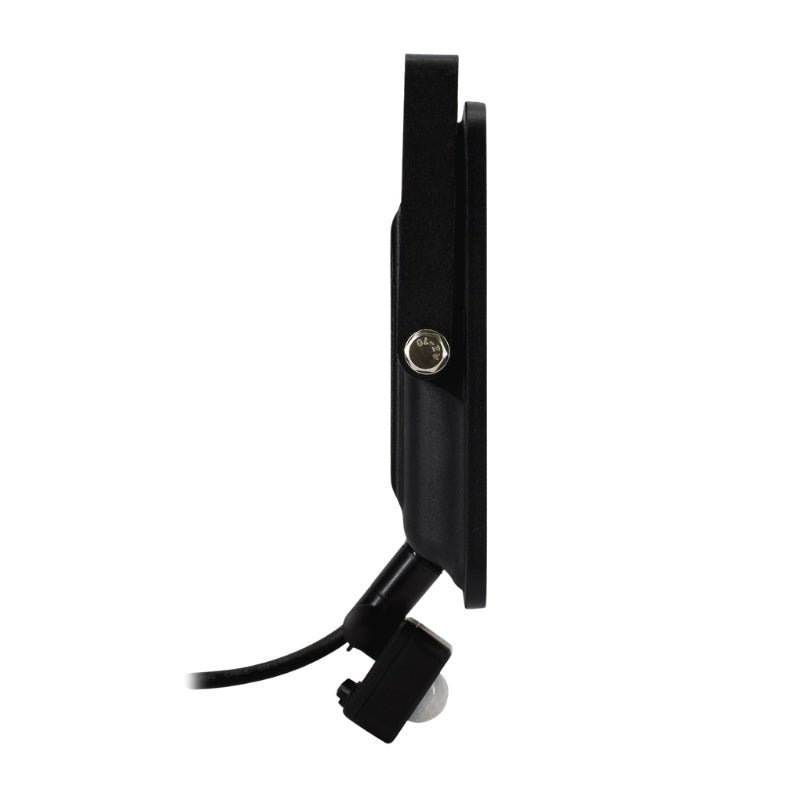 Projecteur LED Détecteur de Mouvement Crépusculaire 50W Extra Plat IP65 NOIR - Silamp France