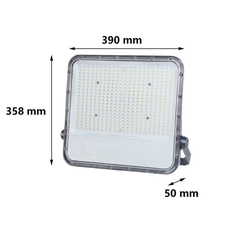 Projecteur LED Extérieur 300W IP65 120lm/W Gris - Silamp France