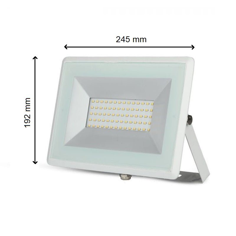 Projecteur LED Extérieur 50W IP65 BLANC IK06 (Pack de 10) - Silamp France