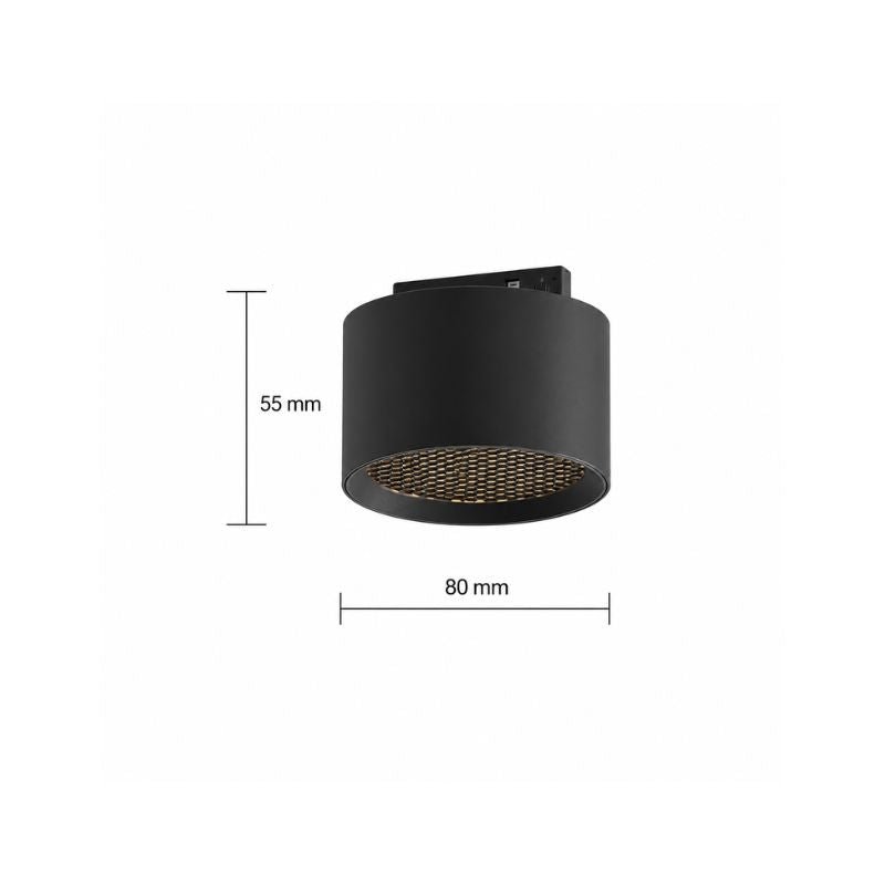 Projecteur LED Nid d'Abeille 10W pour Rail Magnétique M05 48V - Silamp France