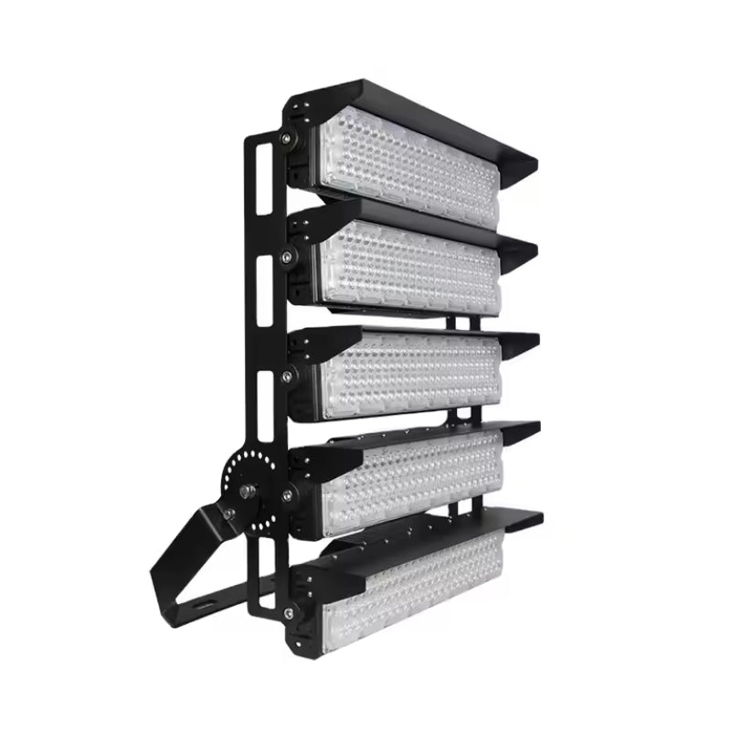 Projecteur LED Puissant Industriel 1250W 170lm/W IP66 Noir Orientable - Silamp France