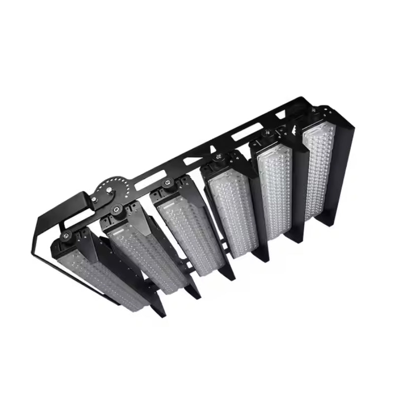 Projecteur LED Puissant Industriel 1500W 170lm/W IP66 Noir Orientable - Silamp France