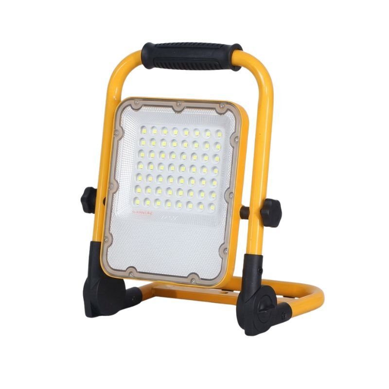 Projecteur LED SMD Rechargeable 20W IP65 JAUNE - Silamp France