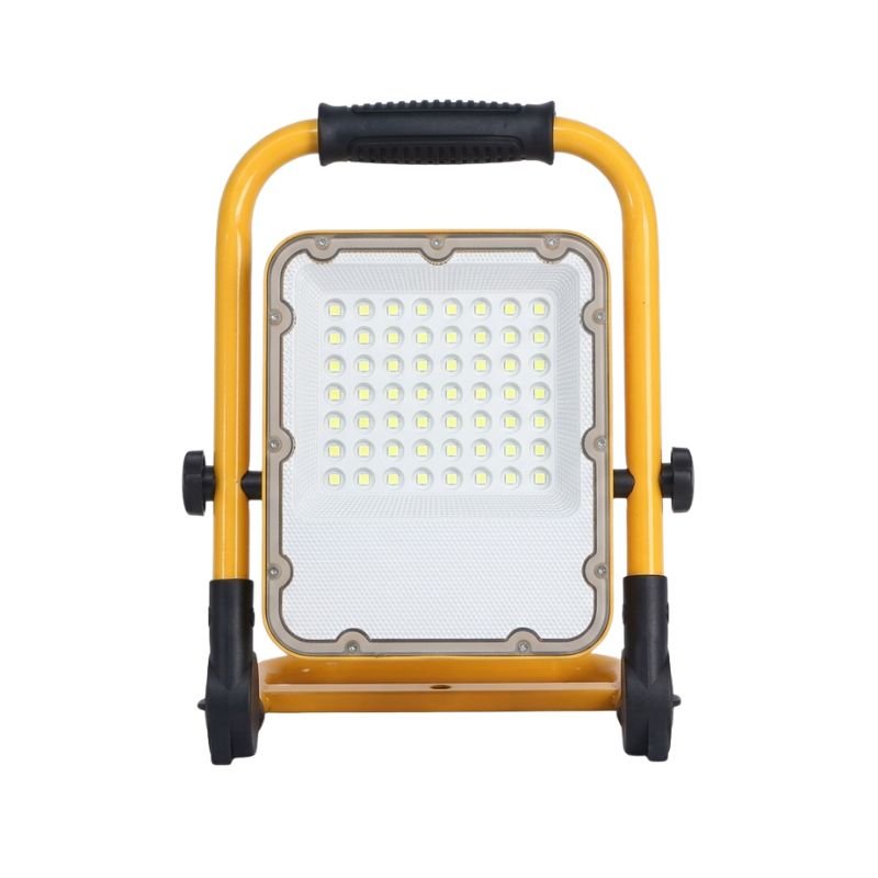 Projecteur LED SMD Rechargeable 20W IP65 JAUNE - Silamp France