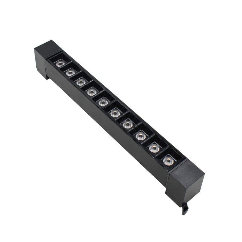 Projecteur Linéaire sur Rail Monophasé 20W 33cm Noir - Silamp France