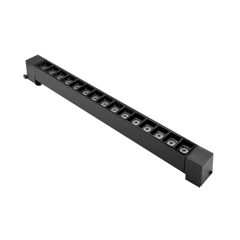 Projecteur Linéaire sur Rail Monophasé 30W 46cm Noir - Silamp France