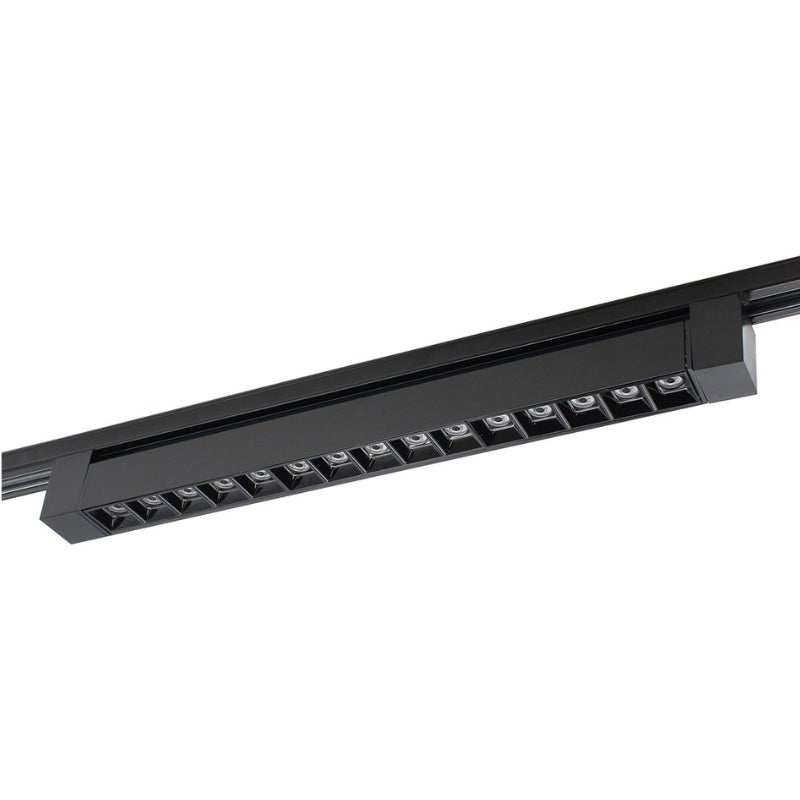 Projecteur Linéaire sur Rail Monophasé 30W 46cm Noir - Silamp France