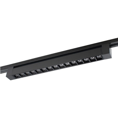 Projecteur Linéaire sur Rail Monophasé 30W 46cm Noir
