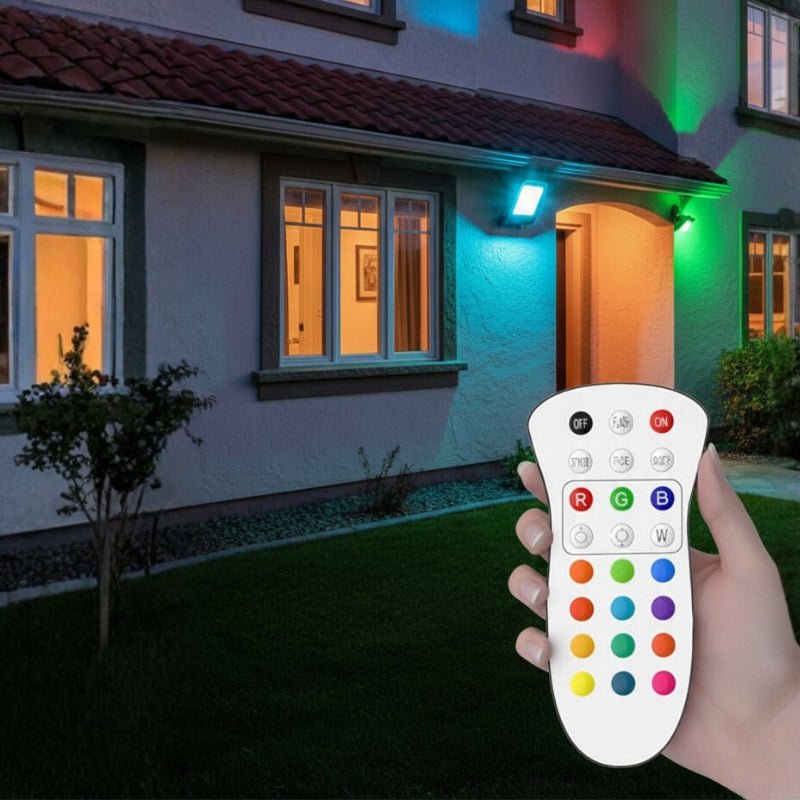 Projecteur RGB LED Extérieur 100W IP65 120lm/W Gris - Silamp France