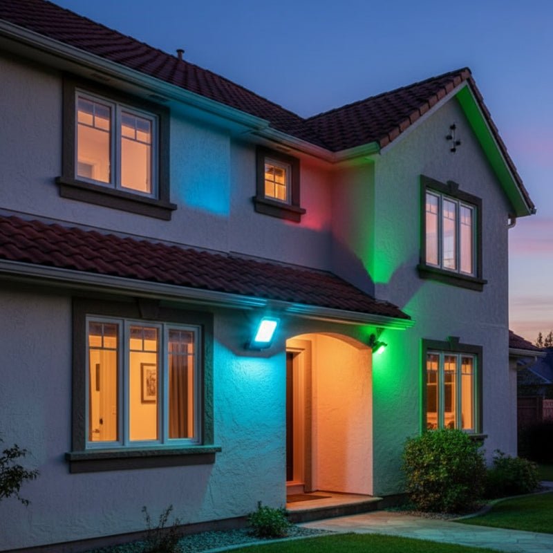 Projecteur RGB LED Extérieur 100W IP65 120lm/W Gris - Silamp France