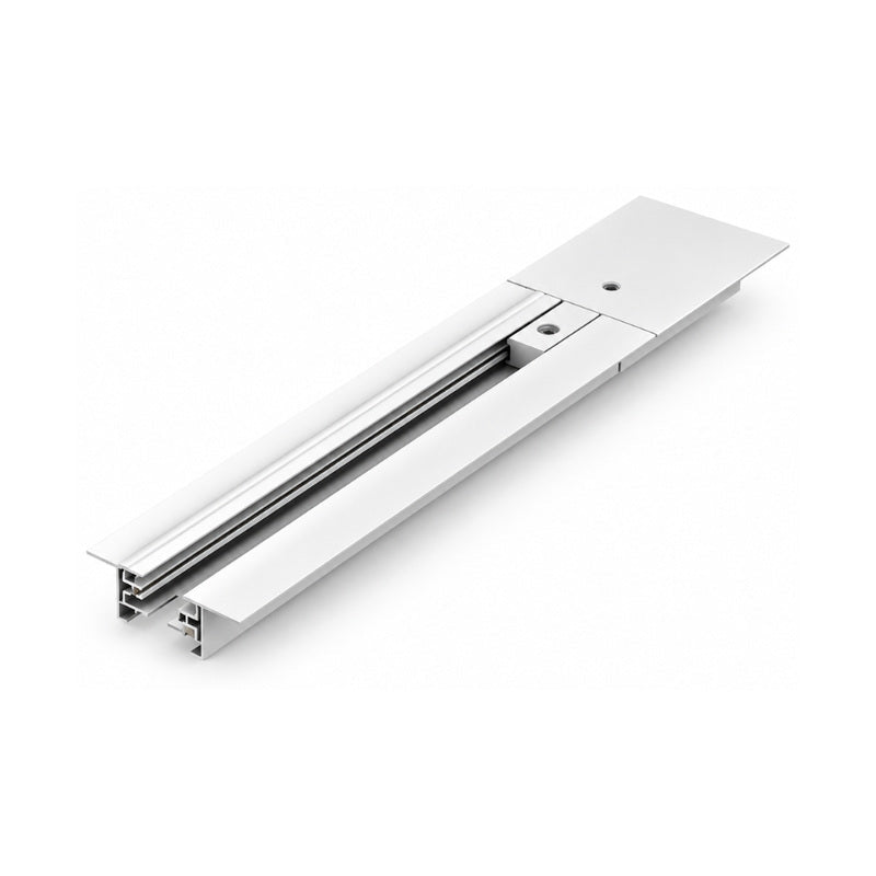 Rail Encastrable Monophasé Plat 2m Blanc - Silamp France